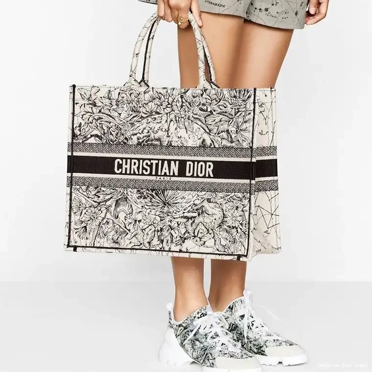 Cheap Grey Canvas Dior Constellation Book Motif Tote 0620 Luxury